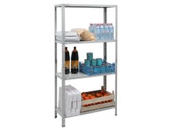 Стеллаж ES 150KD/75x30/4 серый, Промет