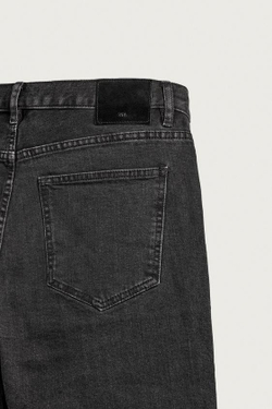 ZARA УКОРОЧЕННЫЕ ДЖИНСЫ SLIM FIT, ЧЕРНЫЙ