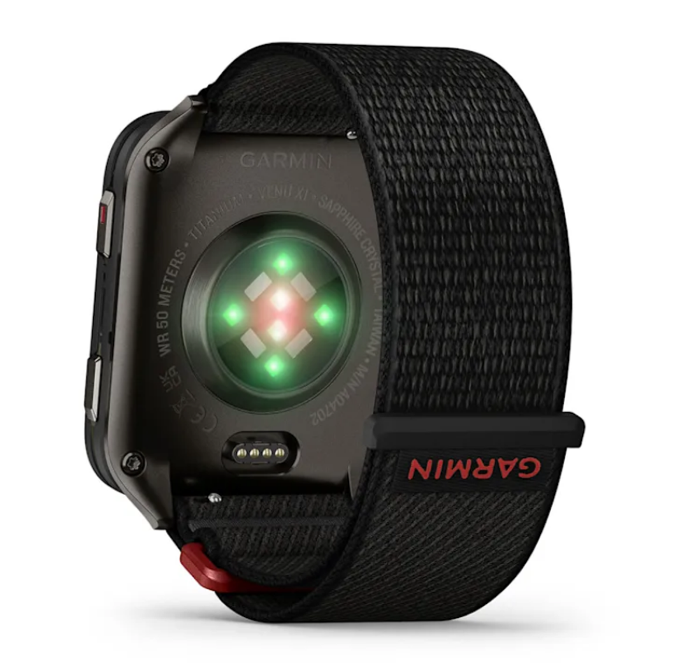 Смарт-часы Garmin Venu X1, Amoled, 51,2 черно-сланцевые титана,  черный браслет нейлон, 010-02980-02
