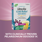 Nature's Way, Umcka®, смесь для приготовления горячего напитка от простуды, для детей от 6 лет, со вкусом лимона, 10 пакетиков по 5 г (0,17 унции)