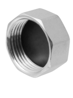 Заглушка LD Pride DN15 (1/2") ВР латунь никель LD.67.504.15