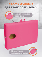 Массажная кушетка, стол складной с регулировкой высоты Massagecomplekt, 190*70, c подлокотниками