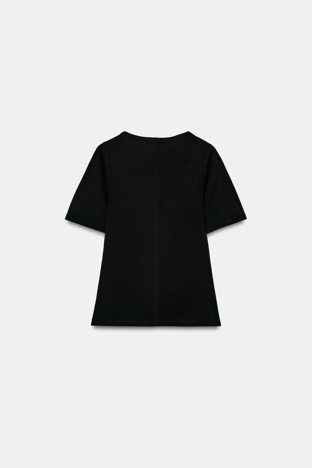 ФУТБОЛКА С КРУГЛЫМ ВЫРЕЗОМ — ZARA