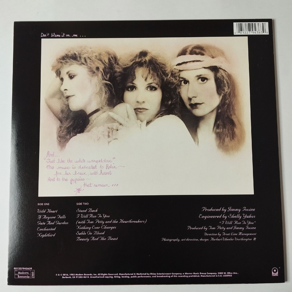 Винтажная виниловая пластинка LP Stevie Nicks The Wild Heart (EU 2016)