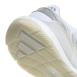 Женские кроссовки для падела Adidas Crazyquick Boost Padel — cloud white/silver metallic/zero metallic