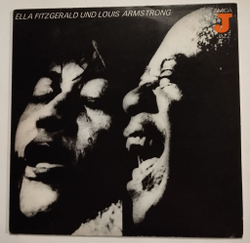 Винтажная виниловая пластинка LP Ella Fitzgerald Und Louis Armstrong (ГДР 1980)