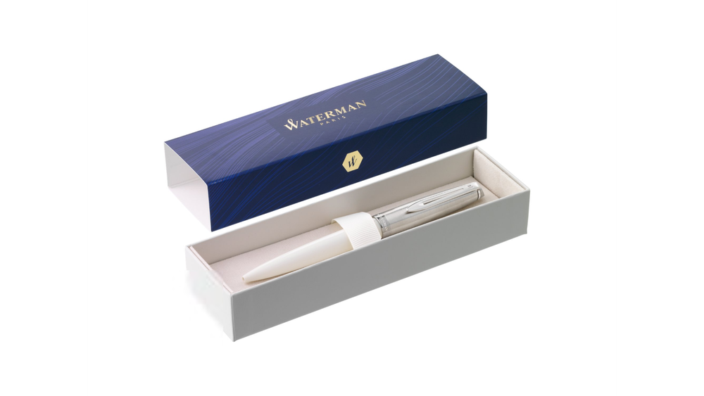 Шариковая ручка Waterman Embleme Ecru White CT