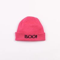 Шапка демисезонная "BOO!" Фуксия