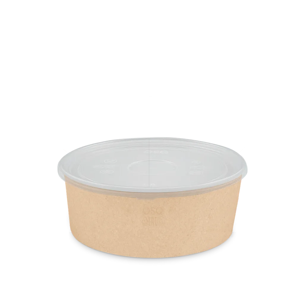 Крышка плоская для контейнера OSQ Round Bowl 1300 flat (210шт/кор.)