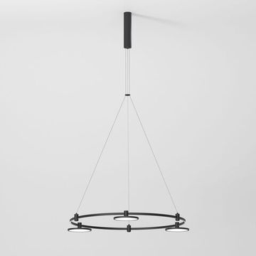 Шинопровод с тросовыми креплениями 800Ø 85138/00 чёрный Round Esthetic Magnetic Elektrostandard