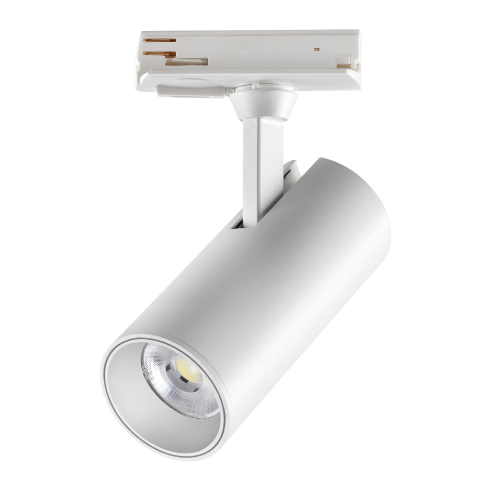 359151 PORT NT23 238 белый Светильник трековый однофазный трехжильный IP20 LED 15W 220V 3000К 1440Лм SELENE
