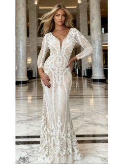 шикарное белое макси платье с пайетками + plus size