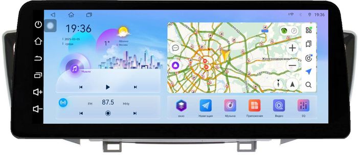 Магнитола для Honda Pilot 3 2015-2023 - FarCar монитор 12.3" 2K QLED на Android 14, Быстрая, CarPlay, 4G SIM-слот
