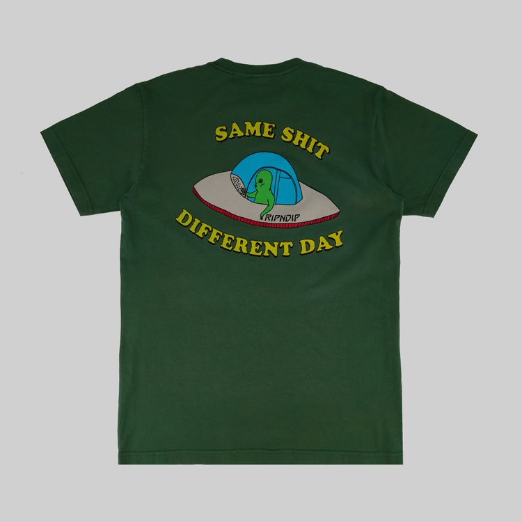 Футболка мужская Ripndip Same Shit Different Day Tee артикул:RND10101 - купить в магазине Дайс