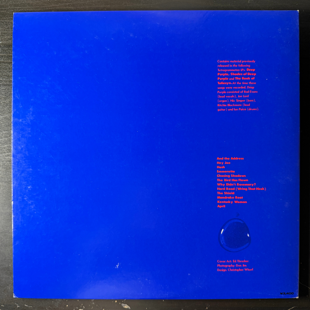 Deep Purple ‎– Purple Passages 2LP (Япония 1974г.)