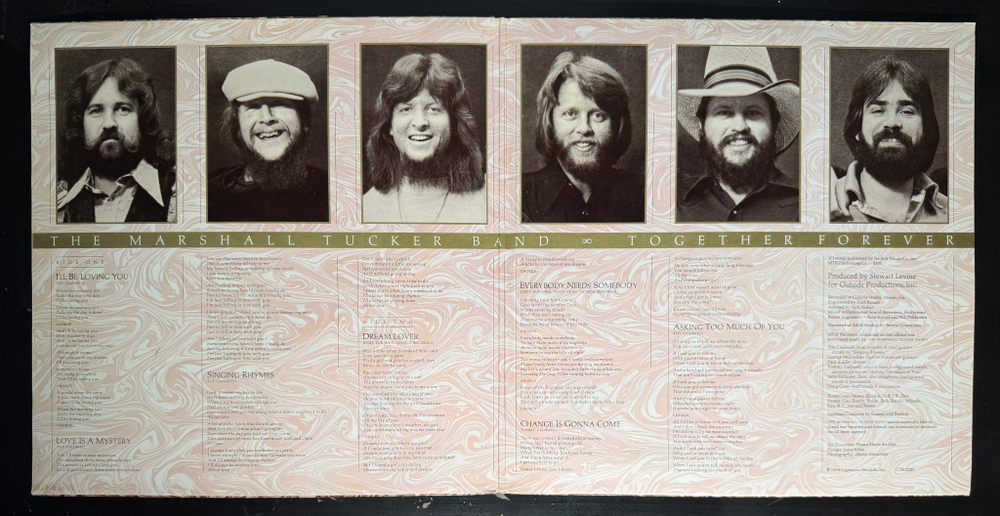 The Marshall Tucker Band ‎– Together Forever (Испания 1978г.)