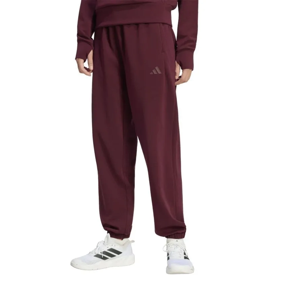 Женские теннисные брюки Adidas Designed 4 Training Workout Knit - maroon