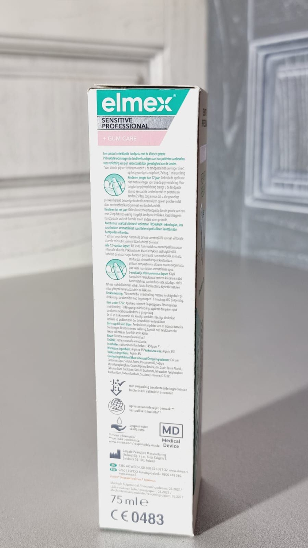 Зубная паста Sensitive Professional Repair & Prevent 75 мл (из Финляндии)