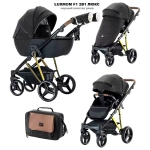 Коляска для новорожденных 2в1 Luxmom F1 (реверсивный блок)