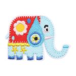 Аппликация термоклеевая Слон, 4.2х6.1cm, Hobby&Pro