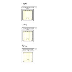 Светильник светодиодный накладной Даунлайт ЭРА LED 20-18-6K квадратный 18Вт 6500К | Downlight