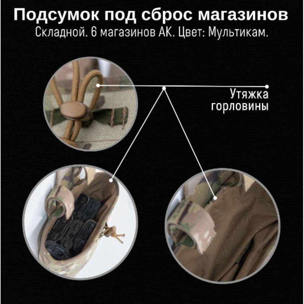 Тактический BF Подсумок под сброс, GIENA Tactics