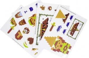 Наклейки бумажные The Legend of Zelda 8 bit
