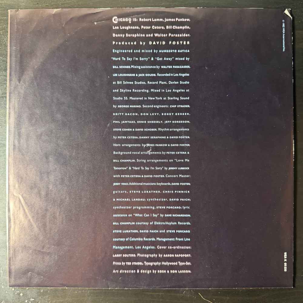 Chicago - Chicago 16 (Германия 1982г.)