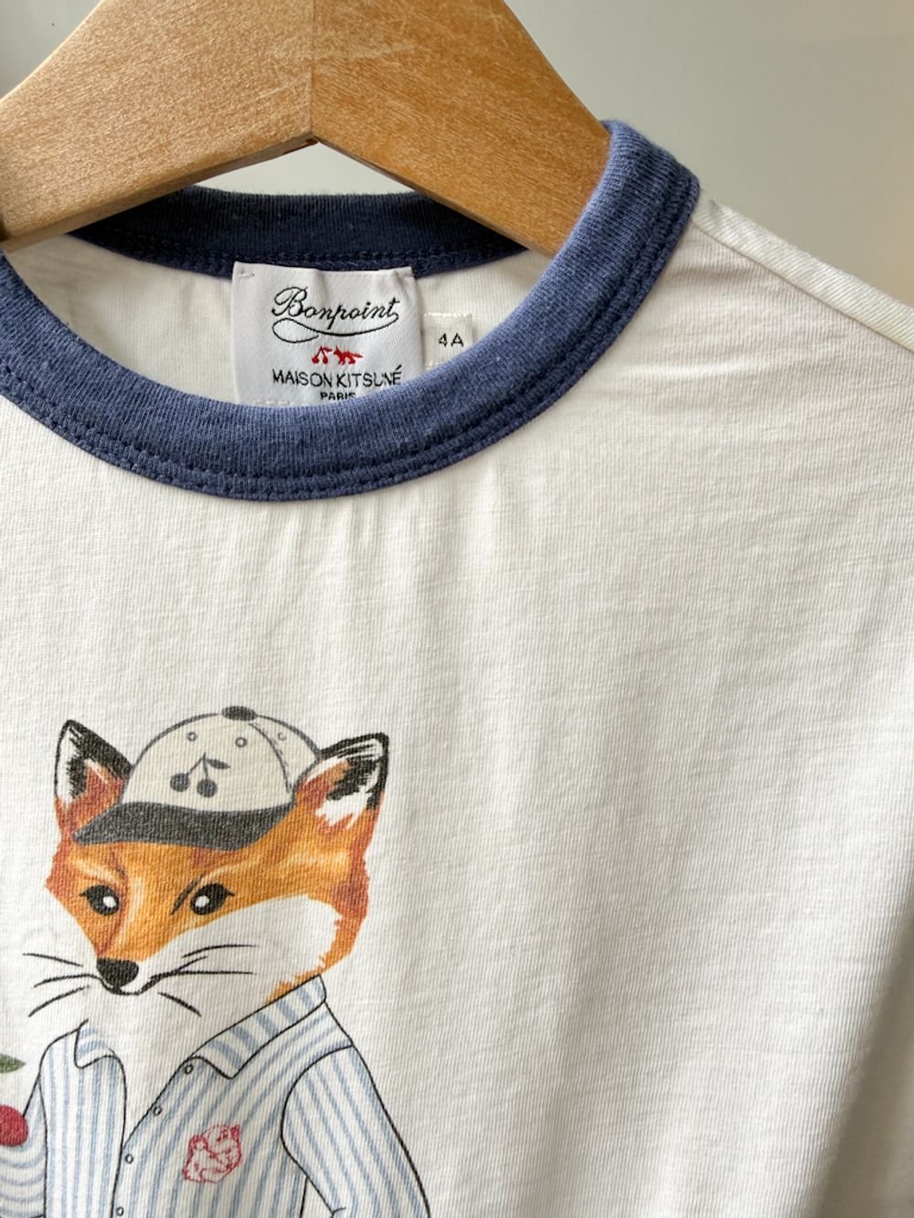 Хлопковая футболка Bonpoint Maison Kitsune, 104