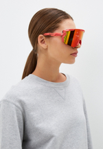 Спортивные очки HILX Samurai / Matt Solid Red / Red Polarized Lens + Clear Lens