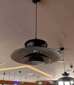 Pendant design lamp PH 5 by Louis Poulsen (Black)