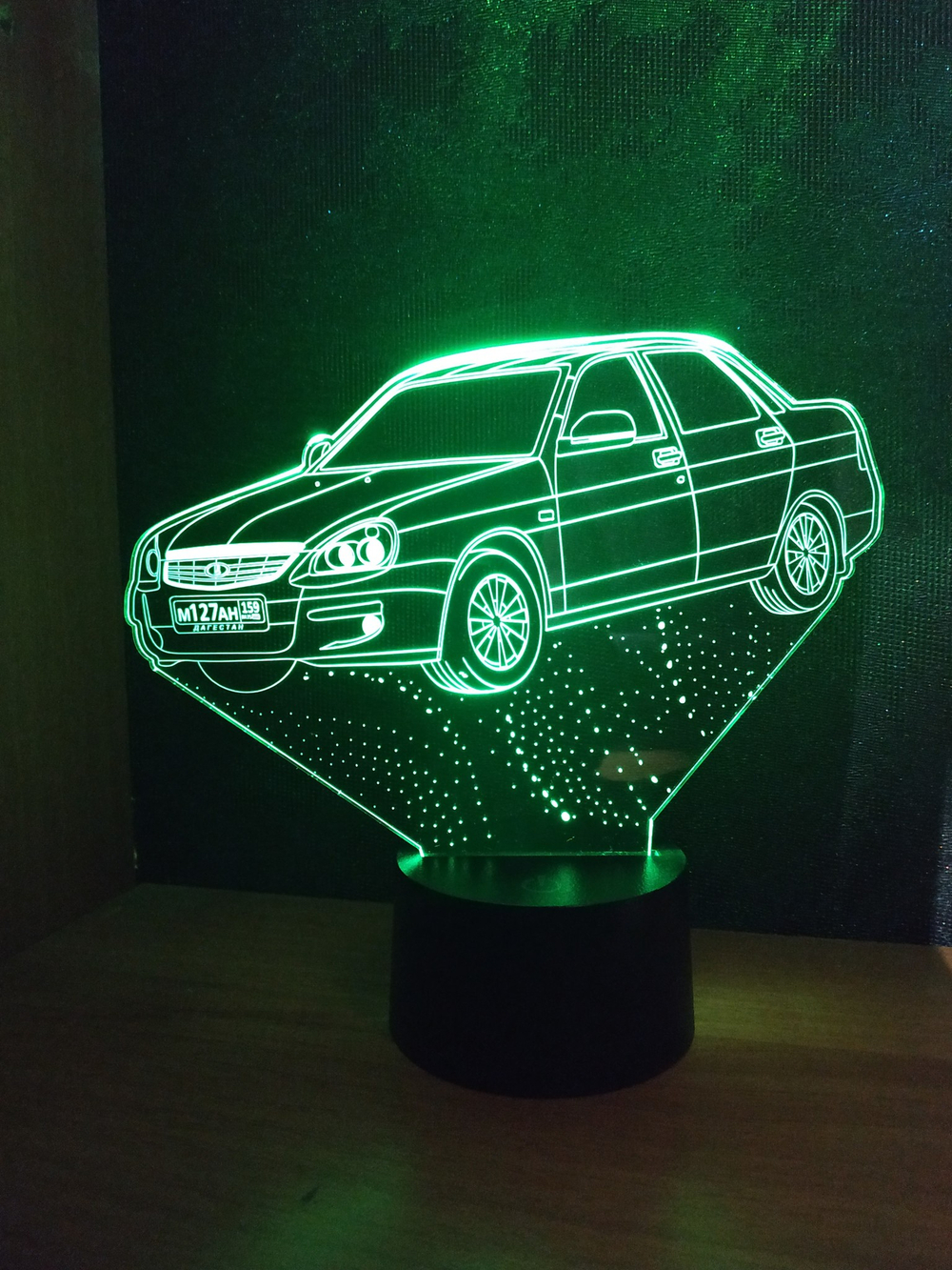 Светильник "Автомобиль - Лада Приора" (Lada Priora)