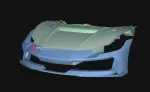 Карбоновый передний бампер для Ferrari 296 GTS GTB переделка в Speciale Феррари