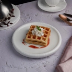 Тарелка мелкая 22,5*3 см,фарфор, серия "White Moon", P.L. - Proff Cuisine