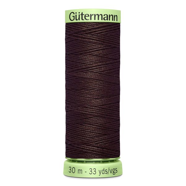 Нитки отделочные Gutermann Top Stitch 30 (30 метров), 5 кат. | 023 горький шоколад