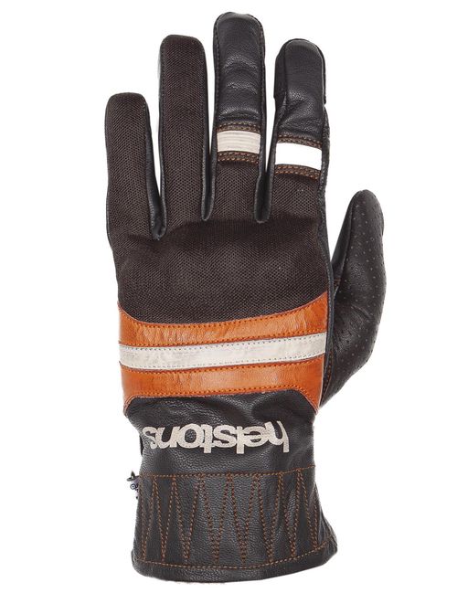 Купить Мотоперчатки Кожаные Helstons Gants Bull Air Ete Cuir-Mesh / Коричневый