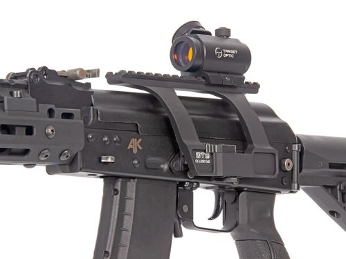 Коллиматорный прицел Target Optic 1x20, на Weaver/Picatinny, закрытого типа, проставка, красная марка, точка 2 MOA, CR2032, 119 г