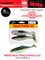 Виброхвосты съедобные LJ Pro Series 04 SET, 5упак. набор