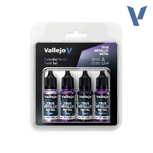 Vallejo True Metallic Metal - набор Celestial Violet