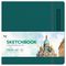 Скетчбук для акварели 40л., 145*145 BG "Bright. Teal"