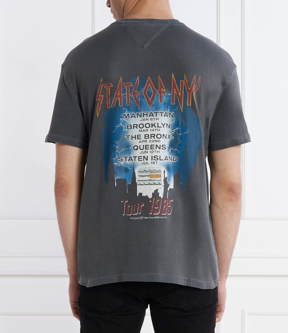 Футболка STATE OF NYC Tommy Jeans - графитовый(DM0DM18282)
