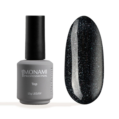 Monami Top Coat Milky Way - Топ жемчужный без липкого слоя, 15мл