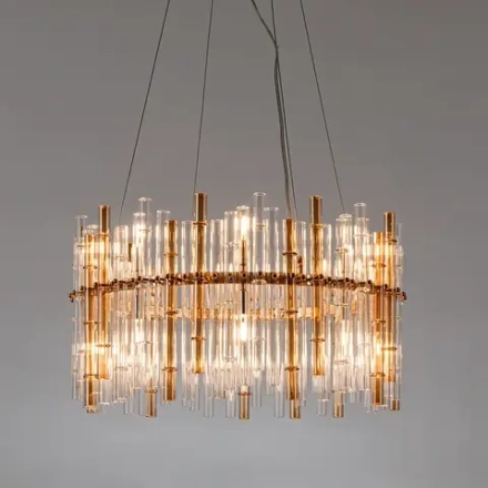 Подвесная люстра Arte Lamp CRYSTALLA A4111LM-16GO, 16хG9