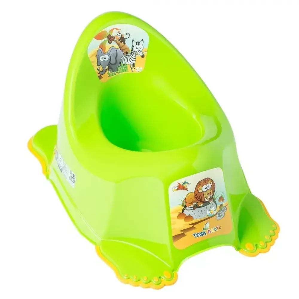 Горшок детский "Сафари" нескользящий (green-зеленый)