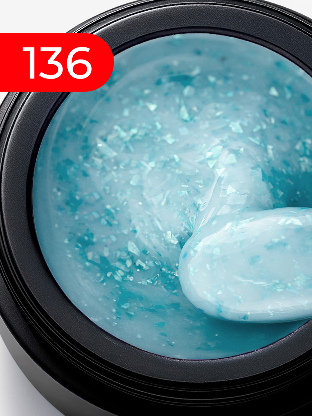 BSG Жёсткий гель для наращивания Konfityur НИЗКАЯ ВЯЗКОСТЬ №136 (13 г)