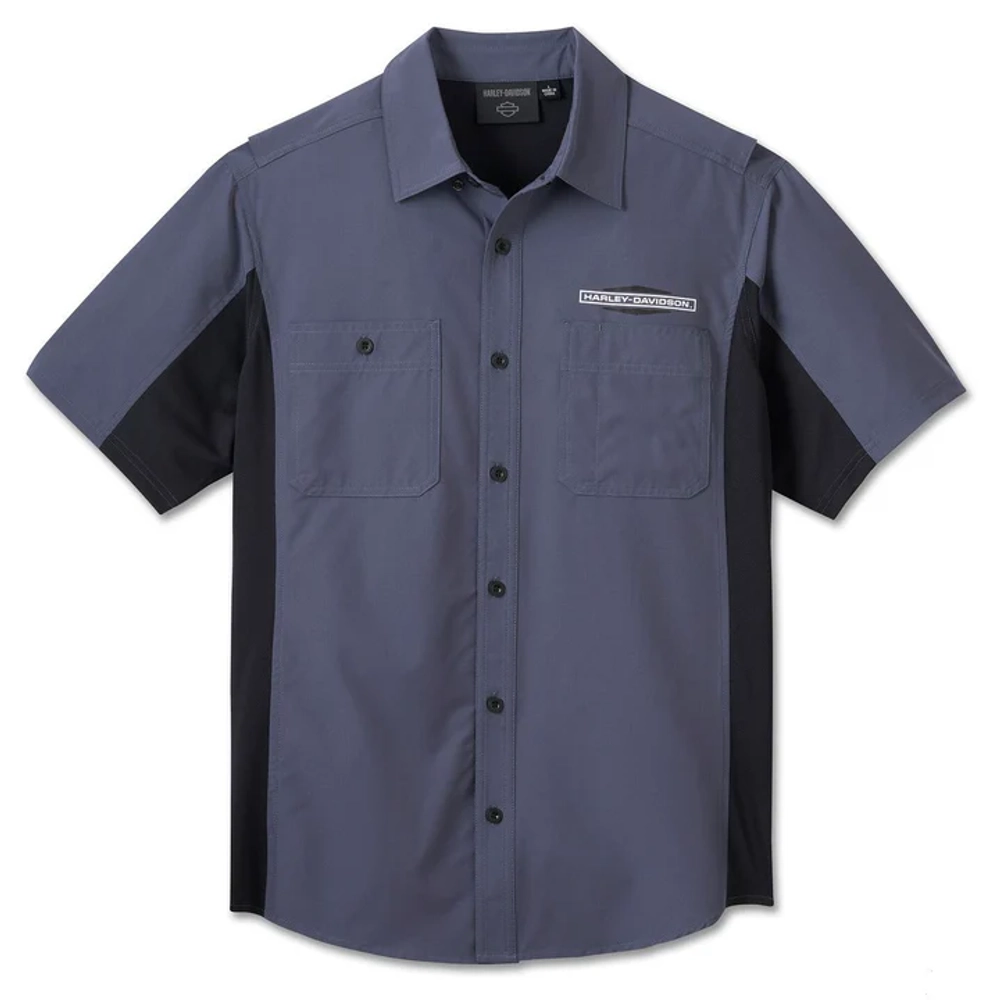 Рубашка Men H-D TECH Milwaukee Short Sleeve Shirt Harley-Davidson