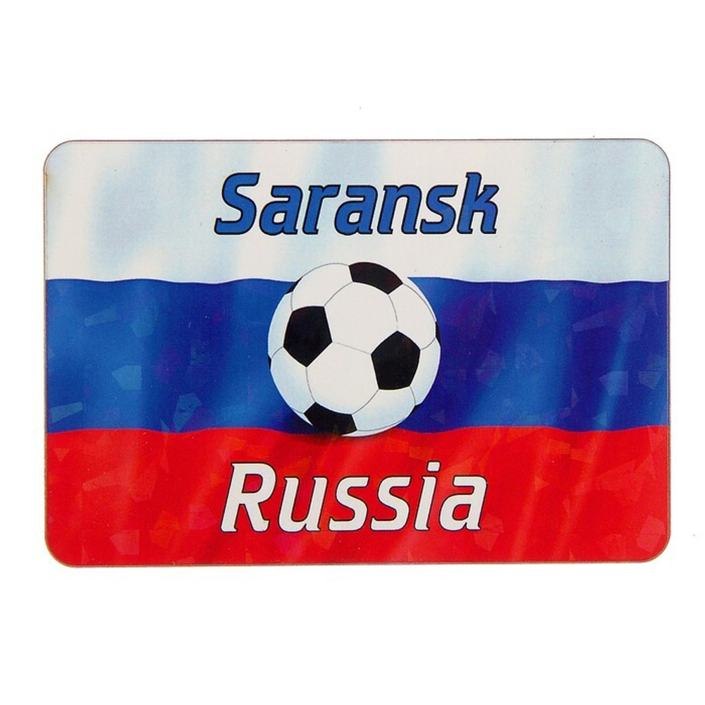 Магнит "Саранск", мяч (9,6х6,5см)