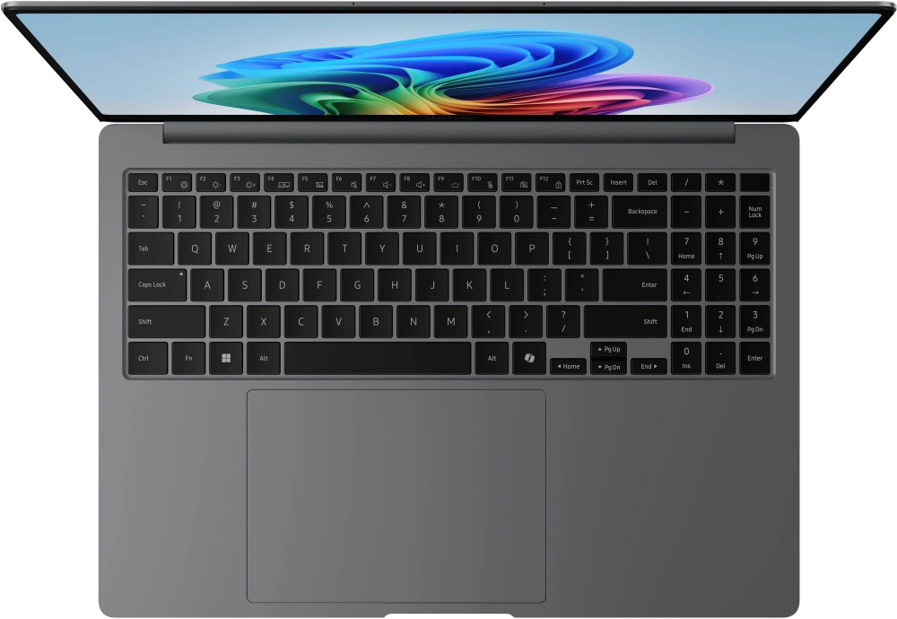 Ноутбук Samsung Galaxy Book 5 Pro NP960 Core Ultra 7 256V 16Gb SSD512Gb Intel Arc 140V 16" AMOLED Touch 2.8K (2880x1800) Windows 11 Home grey WiFi BT Cam (NP960XHA-LG1IN)