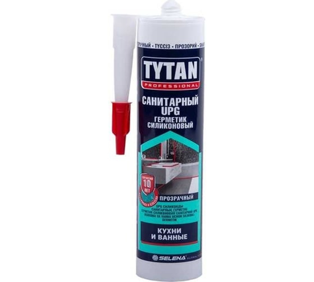 Tytan Professional UPG TURBO герметик силиконовый санитарный прозрачный 280 мл