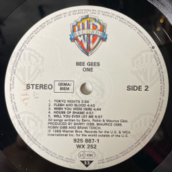 Винтажная виниловая пластинка LP Bee Gees One (Germany 1989) Flesh And Blood